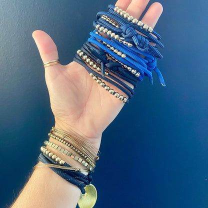 Paracord & Gold Fill Adjustable Cuffs