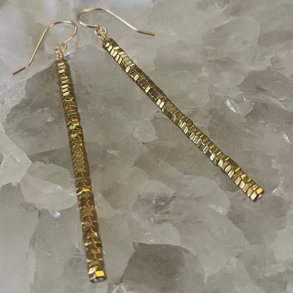 Gemstone Stick Earring