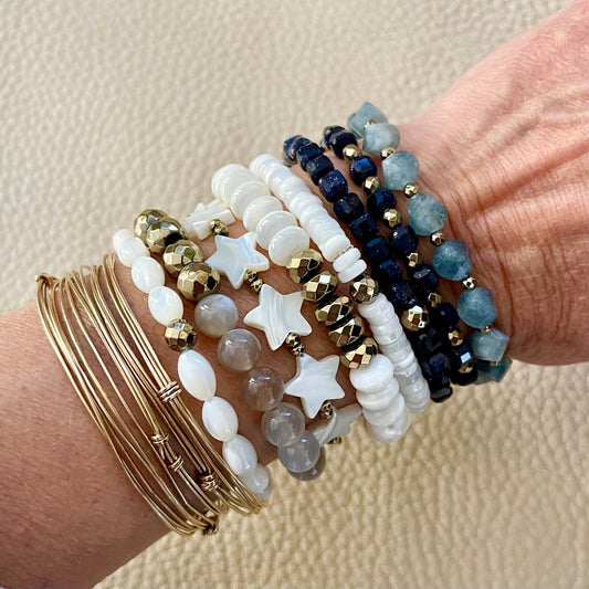 Mother of Pearl Star Bracelet