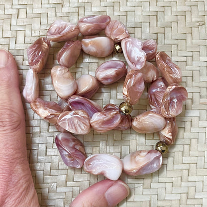 Pink Mother of Pearl Cuff