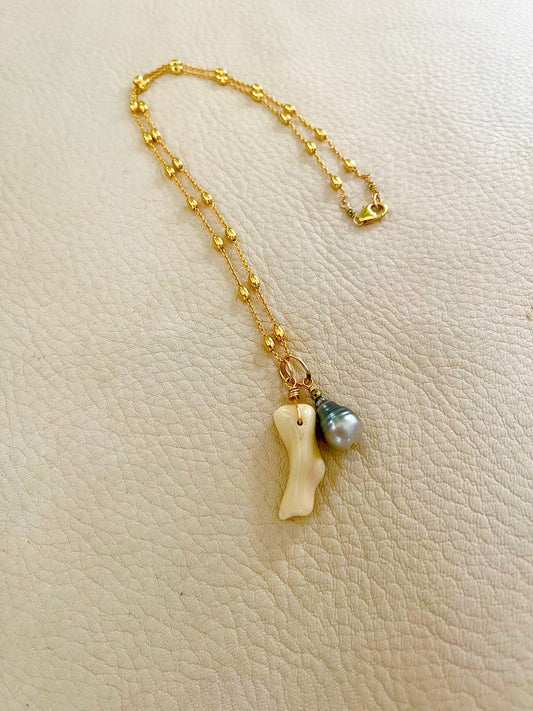 Gold Satellite Heirloom Chain