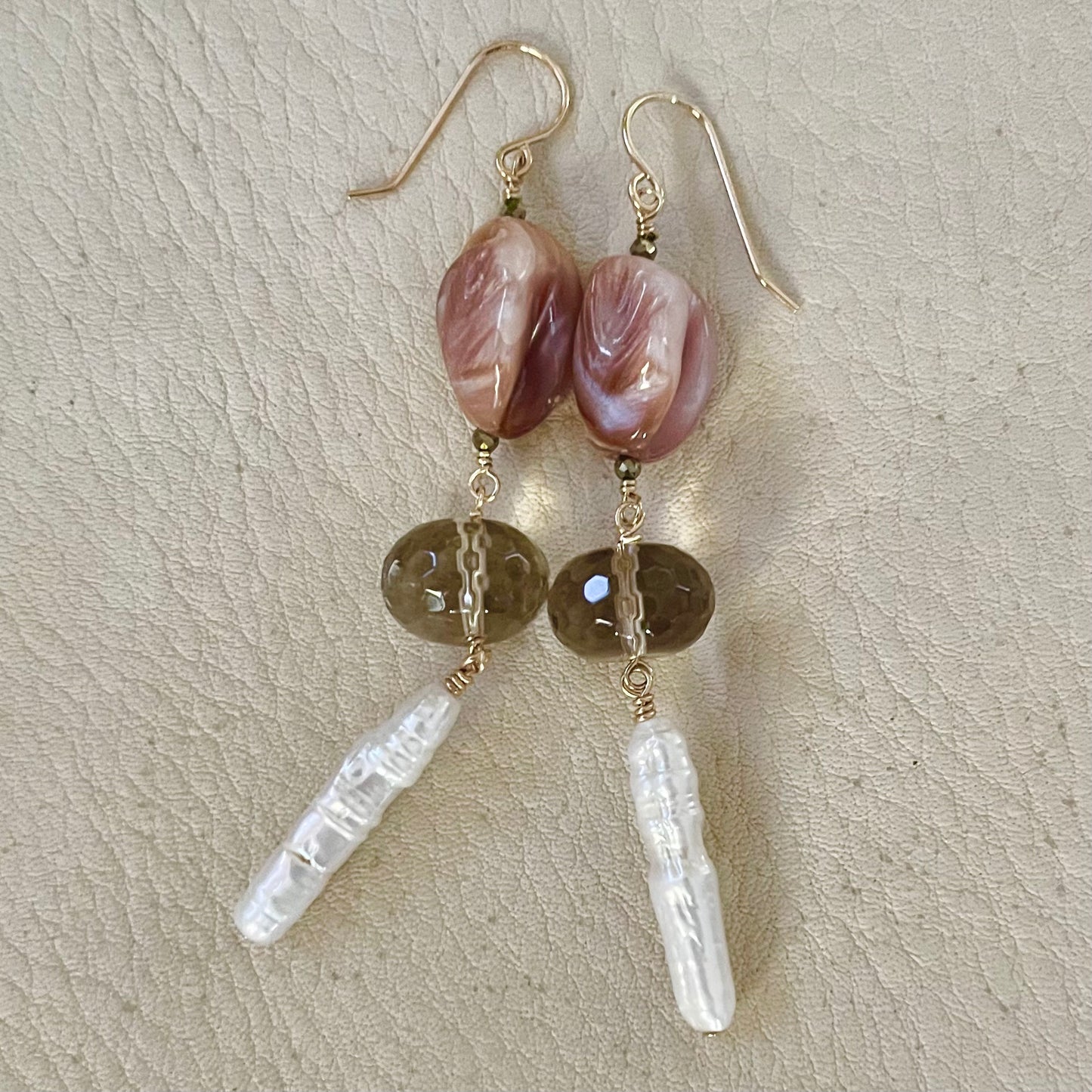 Pearl & Gemstone Heirloom Earring