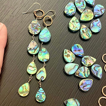 Abalone Duster Earrings