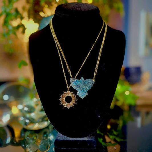 Labradorite Thunderbird Totem