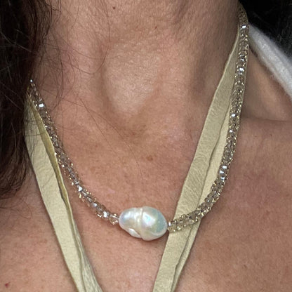 Swarovski & Baroque Pearl