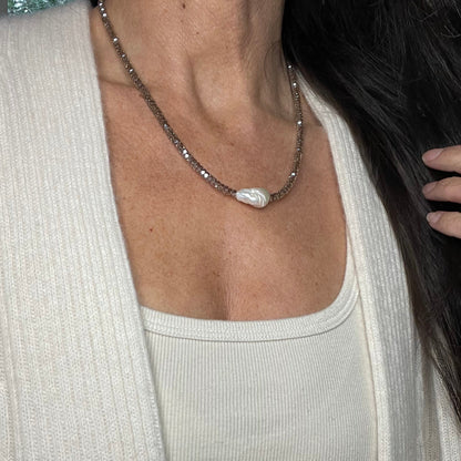 Swarovski & Baroque Pearl