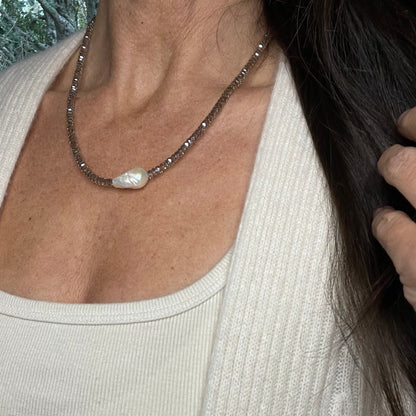 Swarovski & Baroque Pearl