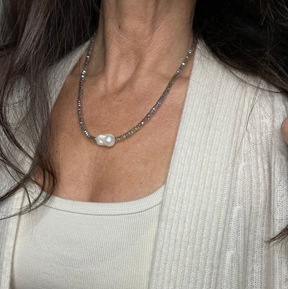 Swarovski & Baroque Pearl