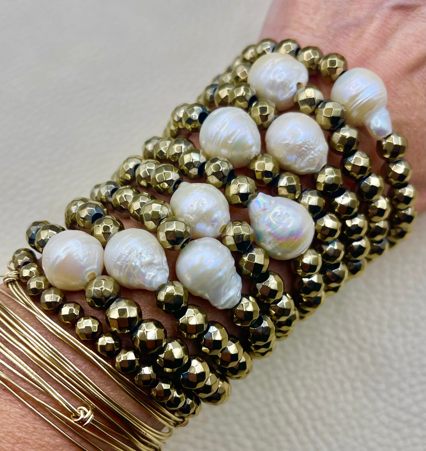 Pyrite Cuffs
