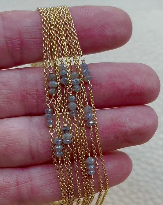 Raw Diamonds Necklace