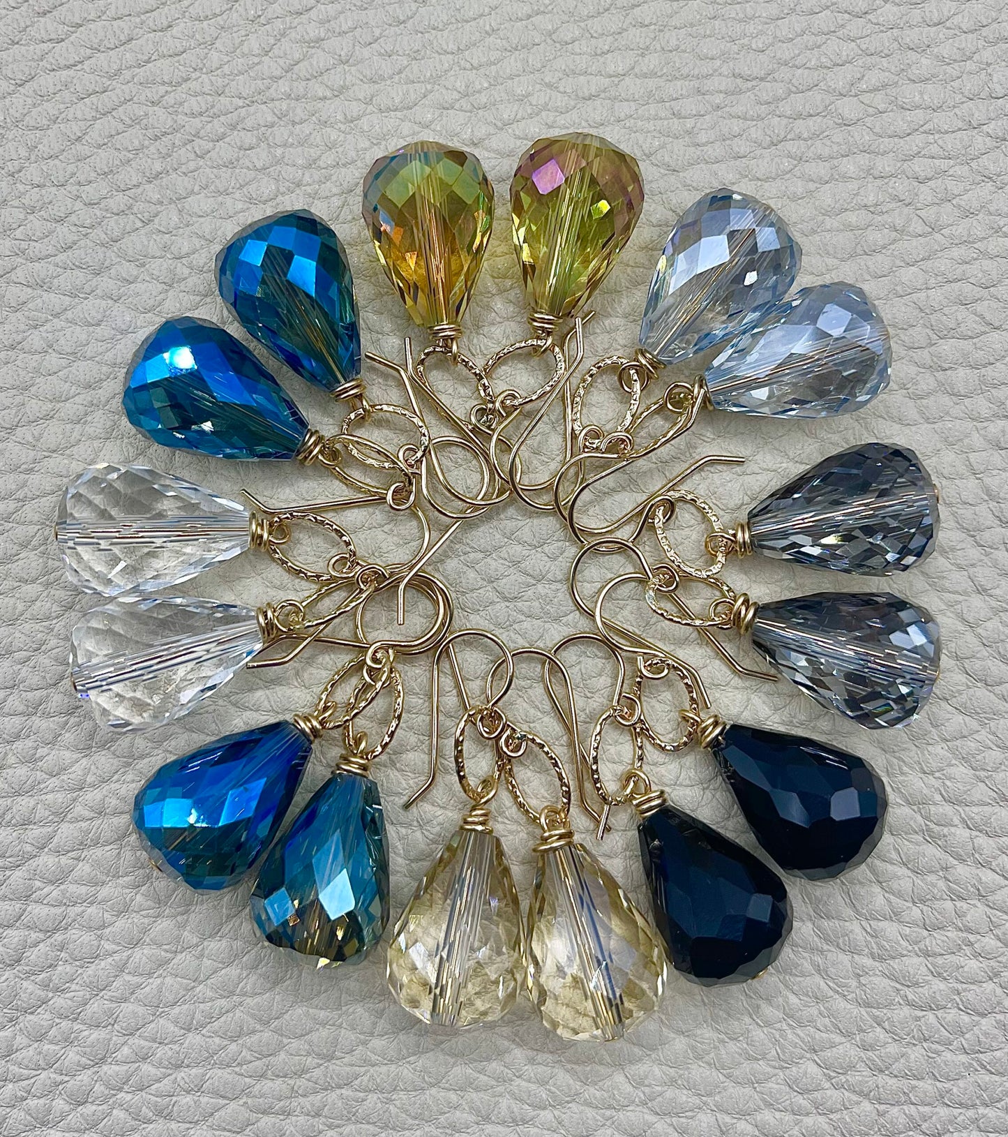 Swarvoski Clear Drop Earring