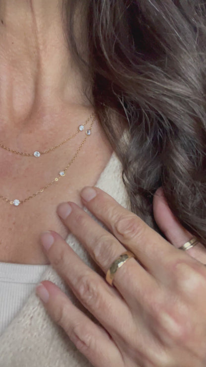 Adjustable CZ Necklace