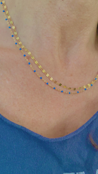 Italian Enamel Heirloom Chain