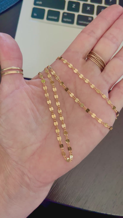 Dappled 18 inch Heirloom Chain